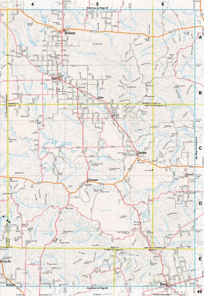 Texas Atlas & Gazetteer Page 49 Preview 1