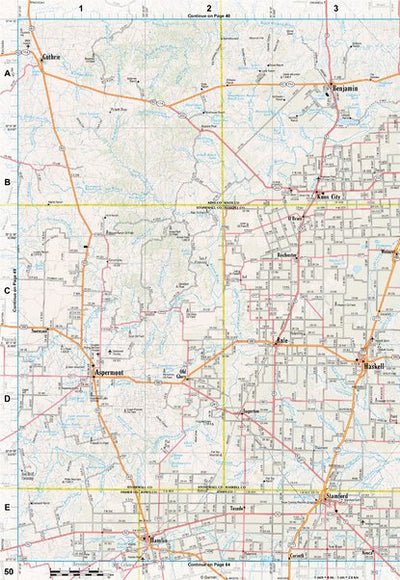 Texas Atlas & Gazetteer Page 50 Preview 1