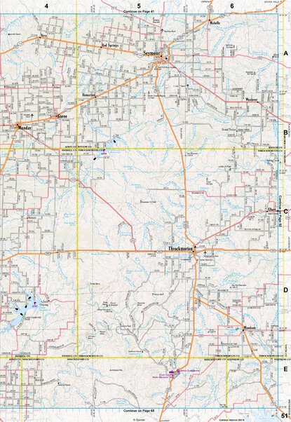 Texas Atlas & Gazetteer Page 51 Preview 1