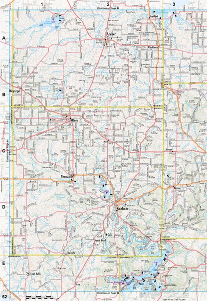 Texas Atlas & Gazetteer Page 52 Preview 1