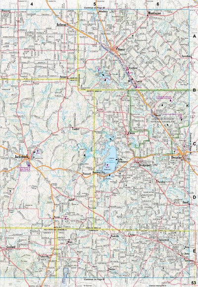 Texas Atlas & Gazetteer Page 53 Preview 1