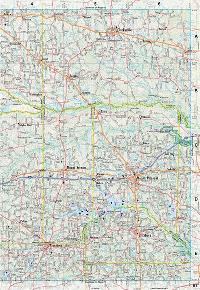 Texas Atlas & Gazetteer Page 57 Preview 1