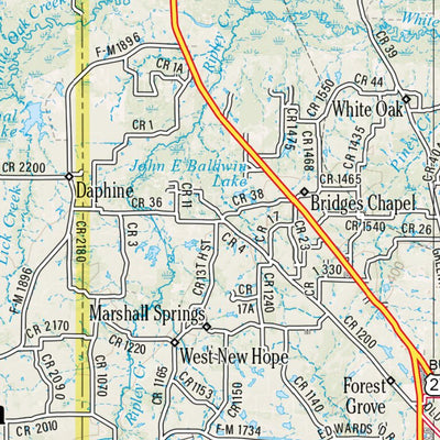 Texas Atlas & Gazetteer Page 57 Preview 2