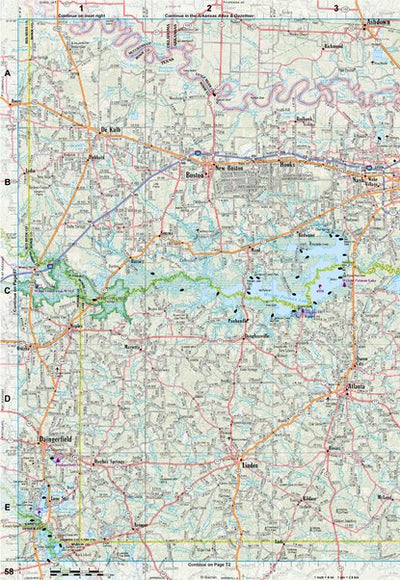 Texas Atlas & Gazetteer Page 58 Preview 1
