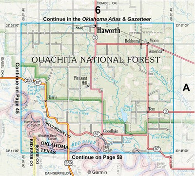 Texas Atlas & Gazetteer Page 59 inset Preview 1