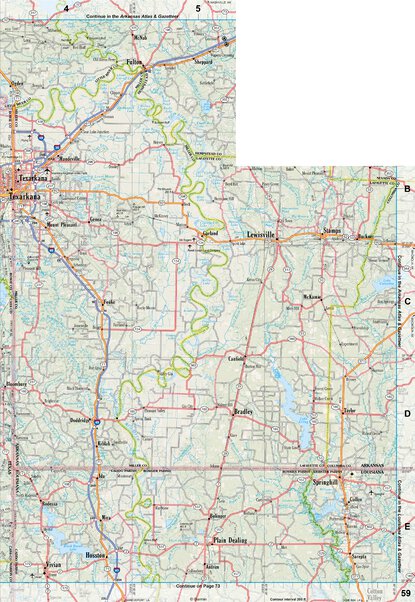 Texas Atlas & Gazetteer Page 59 Preview 1