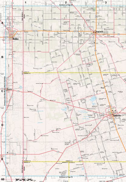 Texas Atlas & Gazetteer Page 60 Preview 1