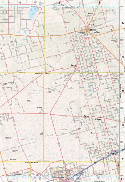 Texas Atlas & Gazetteer Page 61 Preview 1