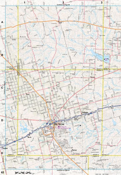 Texas Atlas & Gazetteer Page 62 Preview 1
