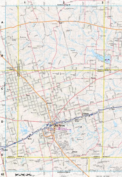 Texas Atlas & Gazetteer Page 62 Preview 1