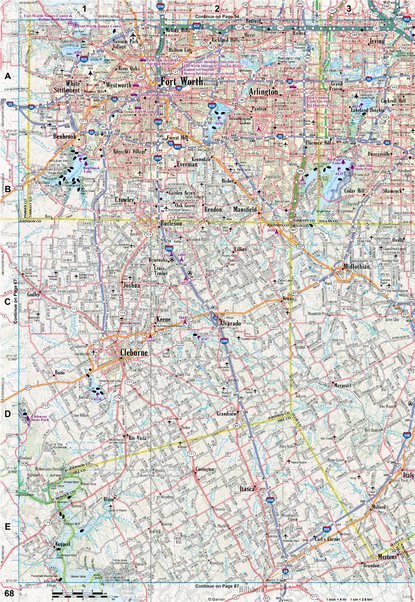 Texas Atlas & Gazetteer Page 68 Preview 1