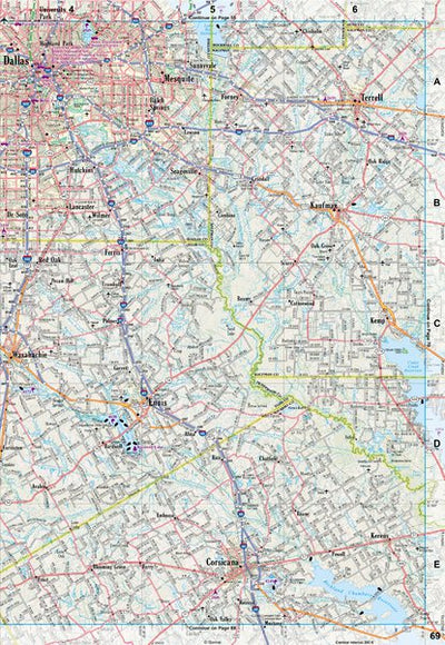 Texas Atlas & Gazetteer Page 69 Preview 1