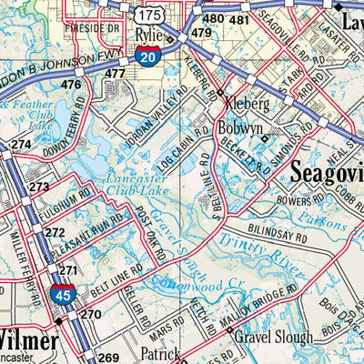 Texas Atlas & Gazetteer Page 69 Preview 3