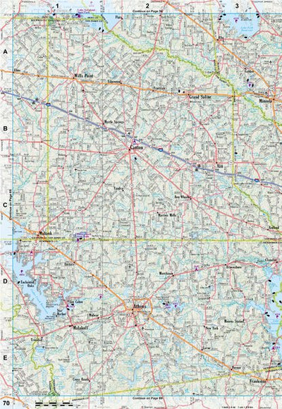 Texas Atlas & Gazetteer Page 70 Preview 1