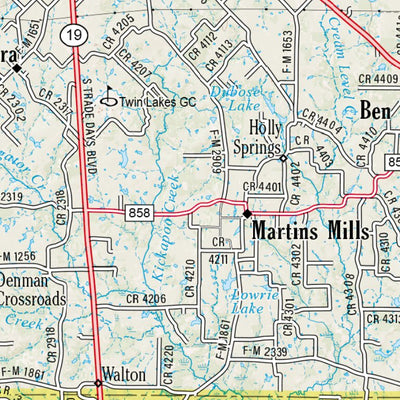 Texas Atlas & Gazetteer Page 70 Preview 2