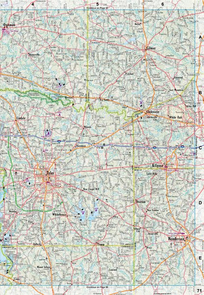 Texas Atlas & Gazetteer Page 71 Preview 1