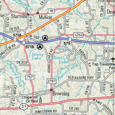 Texas Atlas & Gazetteer Page 71 Preview 2