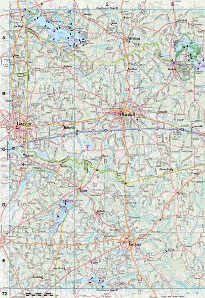 Texas Atlas & Gazetteer Page 72 Preview 1