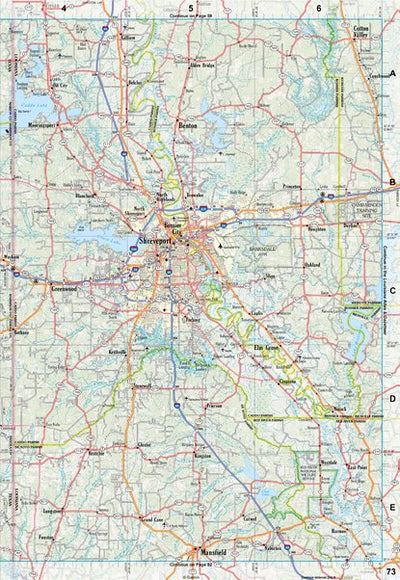 Texas Atlas & Gazetteer Page 73 Preview 1