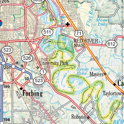 Texas Atlas & Gazetteer Page 73 Preview 2