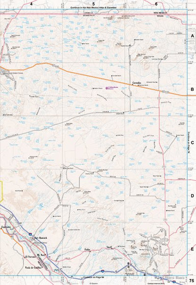 Texas Atlas & Gazetteer Page 75 Preview 1