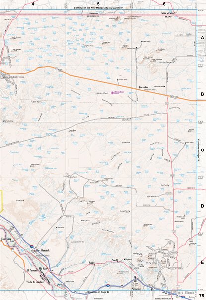 Texas Atlas & Gazetteer Page 75 Preview 1