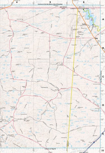 Texas Atlas & Gazetteer Page 77 Preview 1