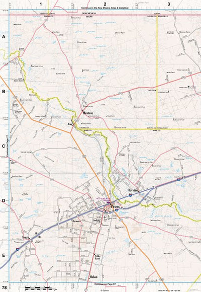 Texas Atlas & Gazetteer Page 78 Preview 1
