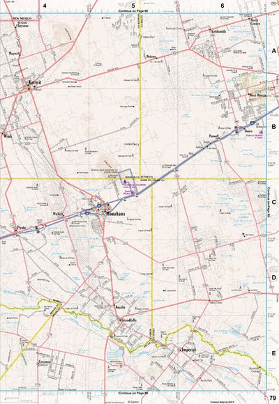 Texas Atlas & Gazetteer Page 79 Preview 1