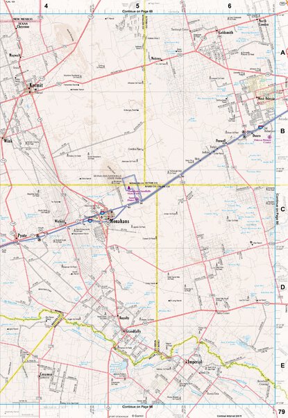 Texas Atlas & Gazetteer Page 79 Preview 1