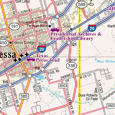 Texas Atlas & Gazetteer Page 80 Preview 3