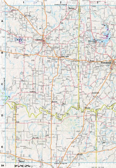 Texas Atlas & Gazetteer Page 84 Preview 1