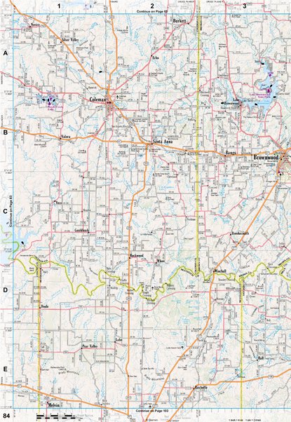 Texas Atlas & Gazetteer Page 84 Preview 1