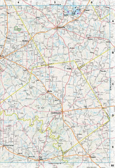 Texas Atlas & Gazetteer Page 85 Preview 1
