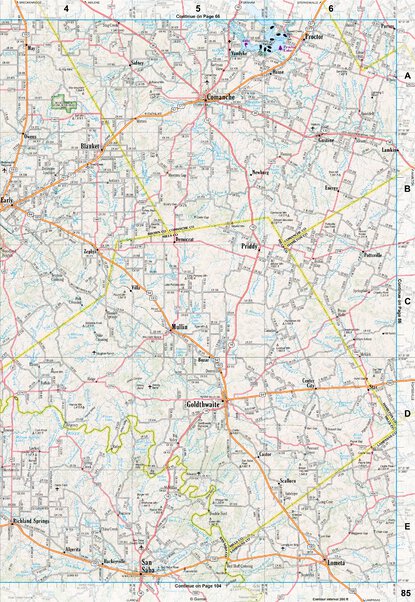 Texas Atlas & Gazetteer Page 85 Preview 1