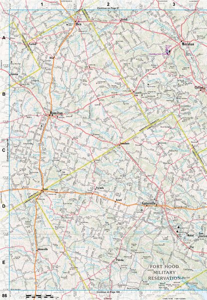 Texas Atlas & Gazetteer Page 86 Preview 1