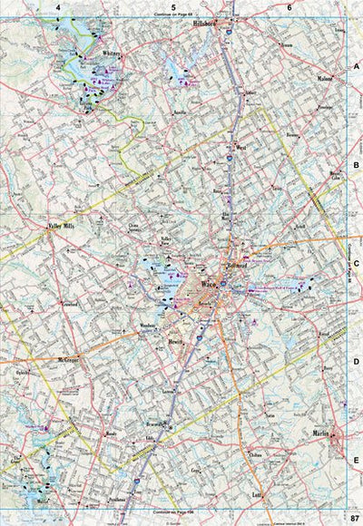 Texas Atlas & Gazetteer Page 87 Preview 1