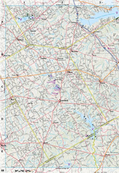 Texas Atlas & Gazetteer Page 88 Preview 1