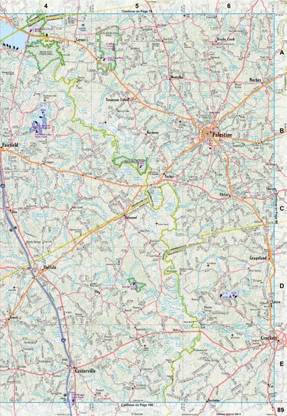 Texas Atlas & Gazetteer Page 89 Preview 1