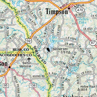 Texas Atlas & Gazetteer Page 91 Preview 3