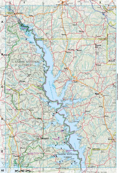Texas Atlas & Gazetteer Page 92 Preview 1