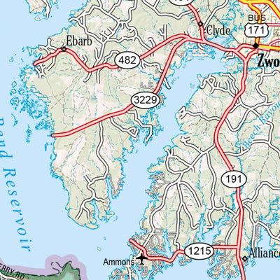 Texas Atlas & Gazetteer Page 92 Preview 2