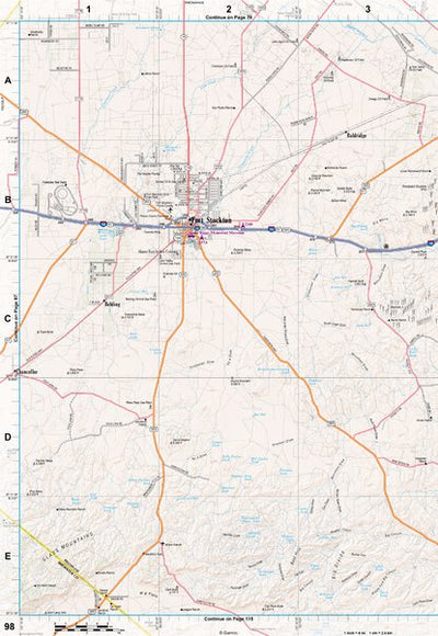 Texas Atlas & Gazetteer Page 98 Preview 1