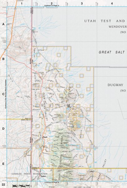 Garmin Utah Atlas & Gazetteer Page 22 digital map