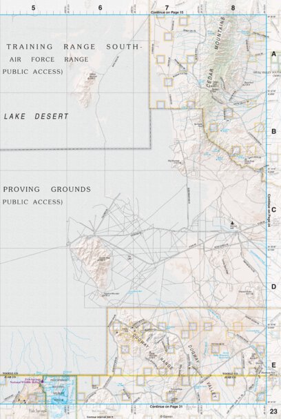 Garmin Utah Atlas & Gazetteer Page 23 digital map