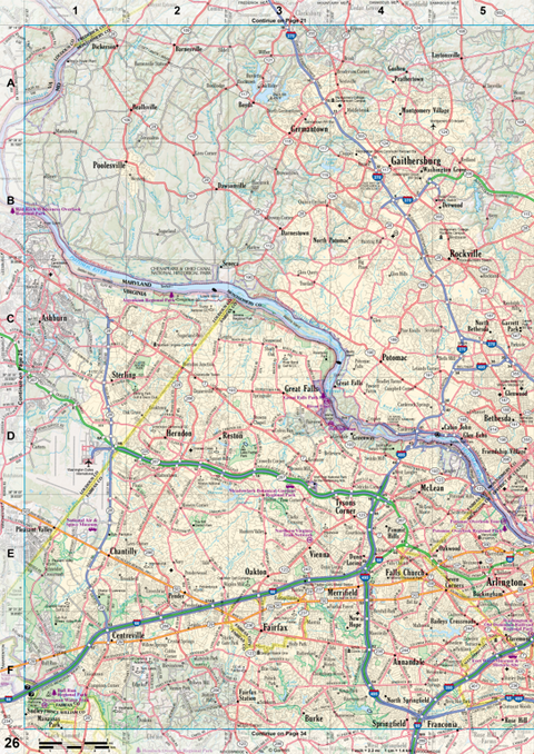 Virginia Atlas & Gazetteer Page 26 Preview 1