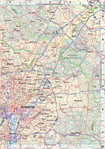 Virginia Atlas & Gazetteer Page 27 Preview 1