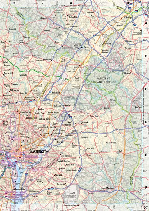 Virginia Atlas & Gazetteer Page 27 Preview 1