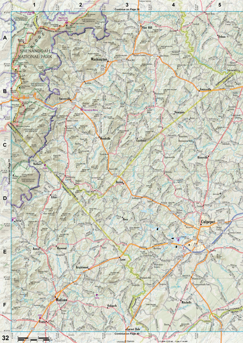 Virginia Atlas & Gazetteer Page 32 Preview 1