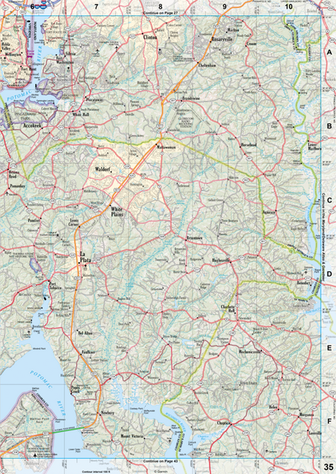 Virginia Atlas & Gazetteer Page 35 Preview 1
